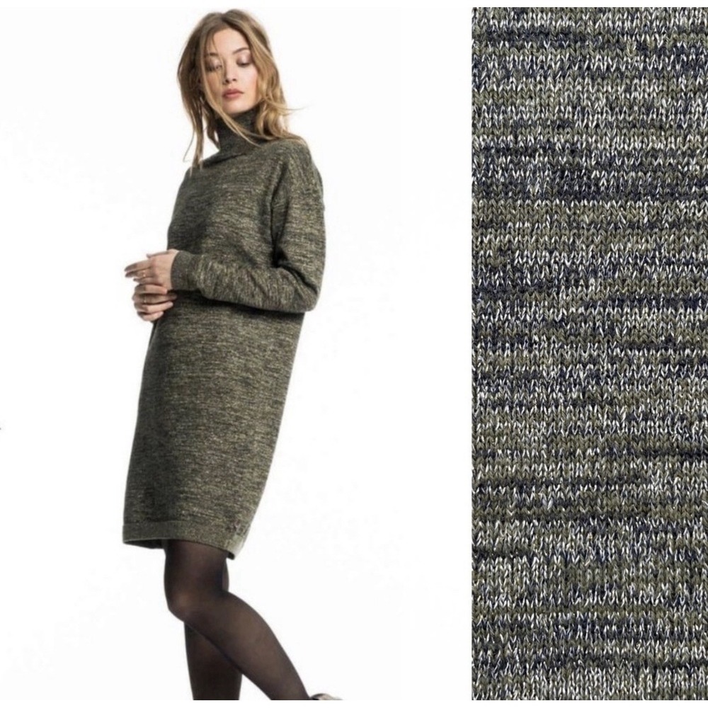 SCOTCH & SODA Women's Sweater Dress Size P Maison Scotch Marled Heather Knit